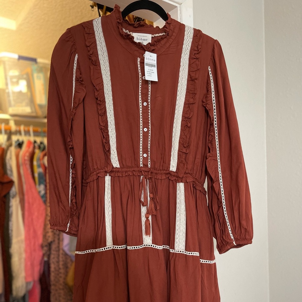 Bohme XL Rust Dress-NWT